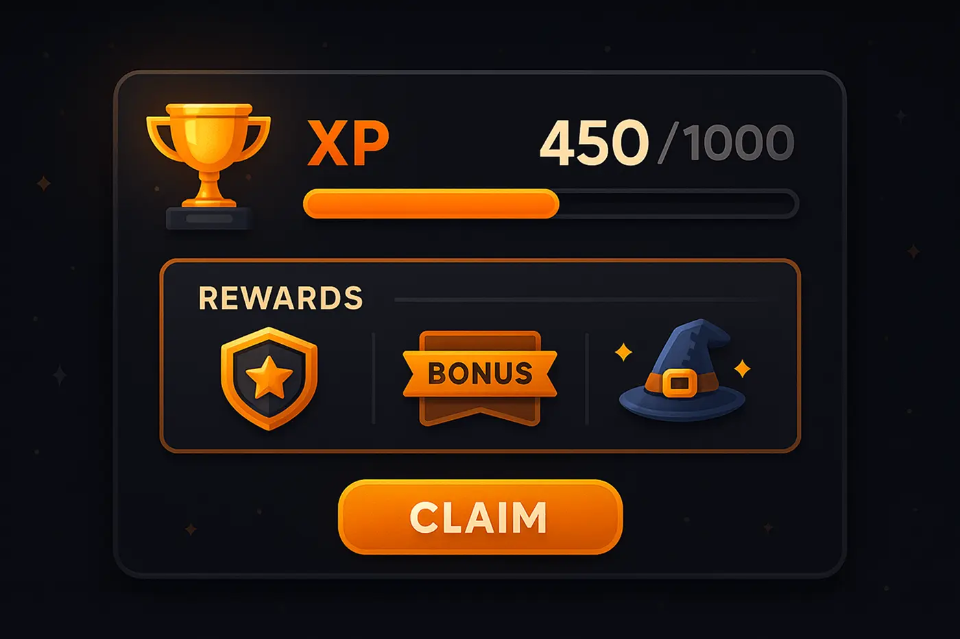 Reward Xp Sign In XP rewards and badges